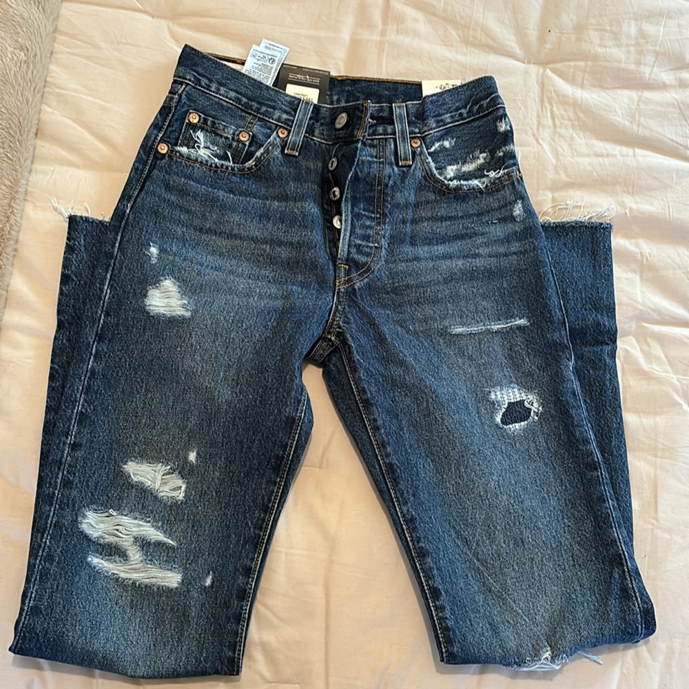 Levis 501 Original Jeans Size 24 - Picture 4 of 6